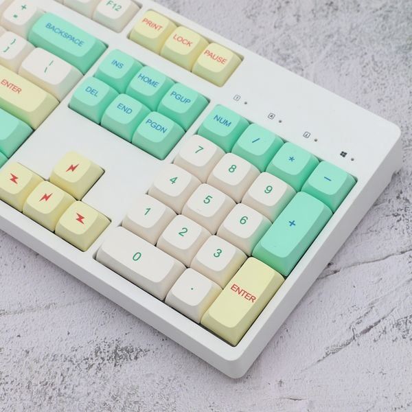  Bộ Keycap bàn phím cơ Pokemon Bulbasaur XDA PBT Set 162 nút 