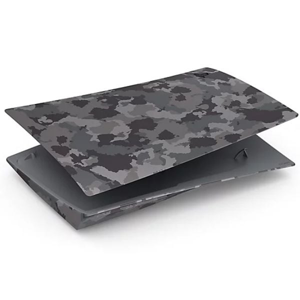  Vỏ thay thế cho máy PS5 Plate Cover - Gray Camouflage Chính hãng Sony 