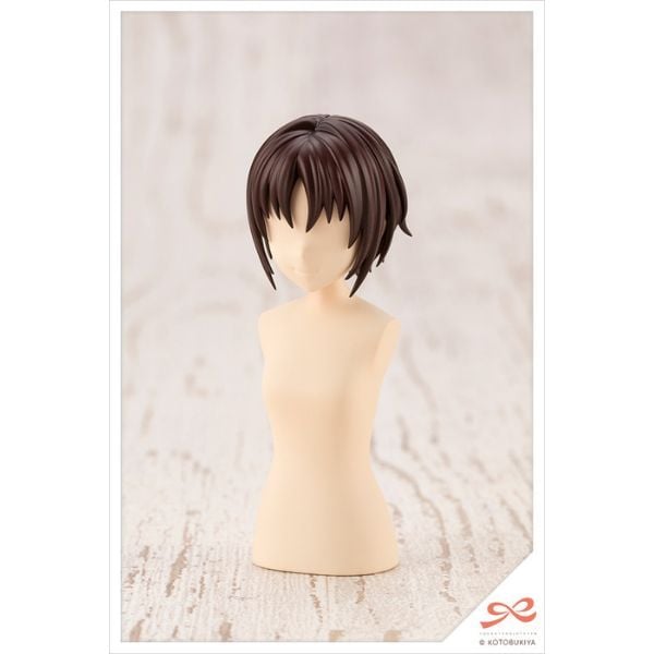  Sousai Shojo Teien After School Short Wig Type A White & Chocolate Brown - Kotobukiya JK012 