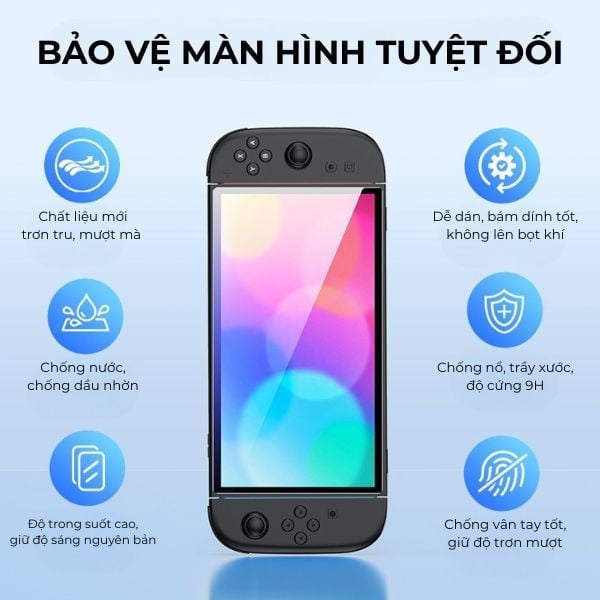  Dán Màn Hình Nintendo Switch 2 Cường Lực 