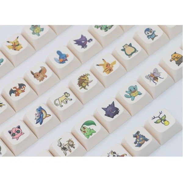  Bộ Keycap bàn phím cơ Pokemon Bulbasaur XDA PBT Set 162 nút 