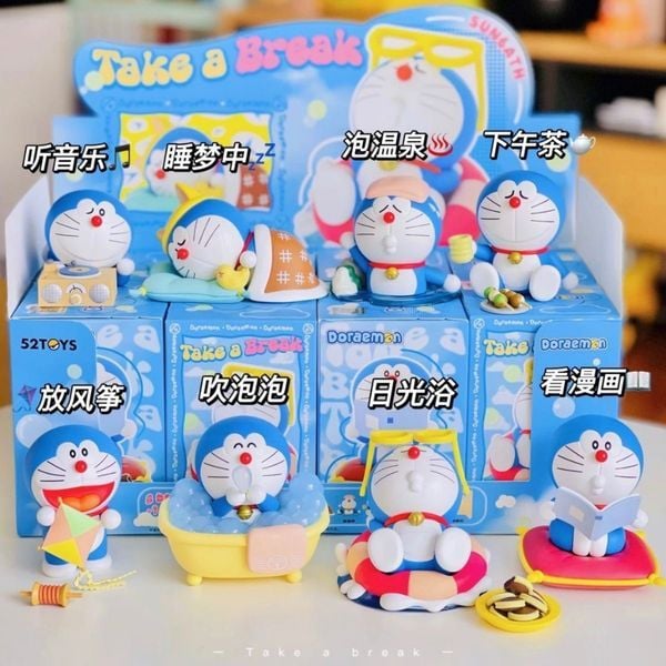  Doraemon Take A Break Blindbox 52TOYS 
