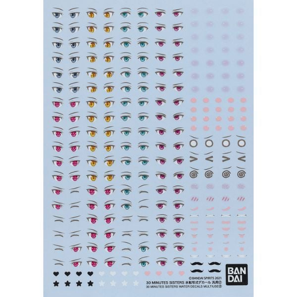 30 Minutes Sisters Water Decals Multiuse 2 30MS chính hãng Bandai