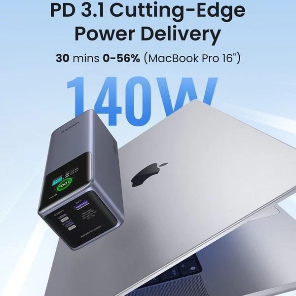  Pin dự phòng sạc di động Laptop 25000mAh 200W Ugreen PB722 35525B 