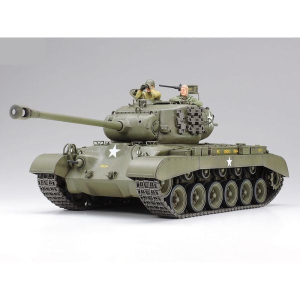 Mô hình quân sự U.S. Medium Tank M26 Pershing 135 Tamiya 35254 xe tăng chiến đấu trang trí trưng bày phòng khách phòng ngủ không gian sống góc học tập làm việc