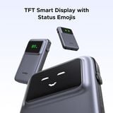  Pin dự phòng sạc di động 10.000mAh với Cáp USB-C Tích Hợp Ugreen PB511 35603B Xám 