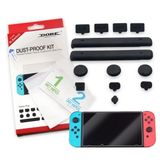  Set Nút cao su bịt chống bụi kèm Miếng dán màn hình DOBE cho Nintendo Switch - TNS-862 