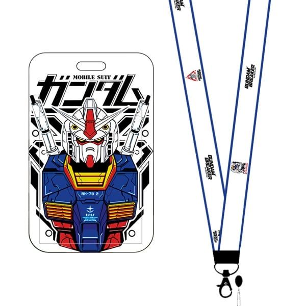  Dây strap kèm bao đựng thẻ hình Gundam 