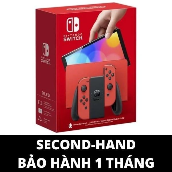  Máy Nintendo Switch OLED Model Mario Red Edition Second-hand - Máy cũ giá rẻ 