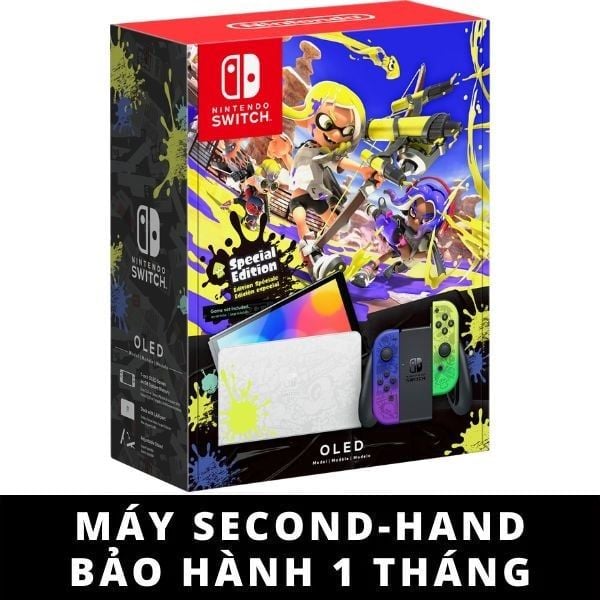  Nintendo Switch OLED Model Splatoon 3 Special Edition - Máy cũ giá rẻ 