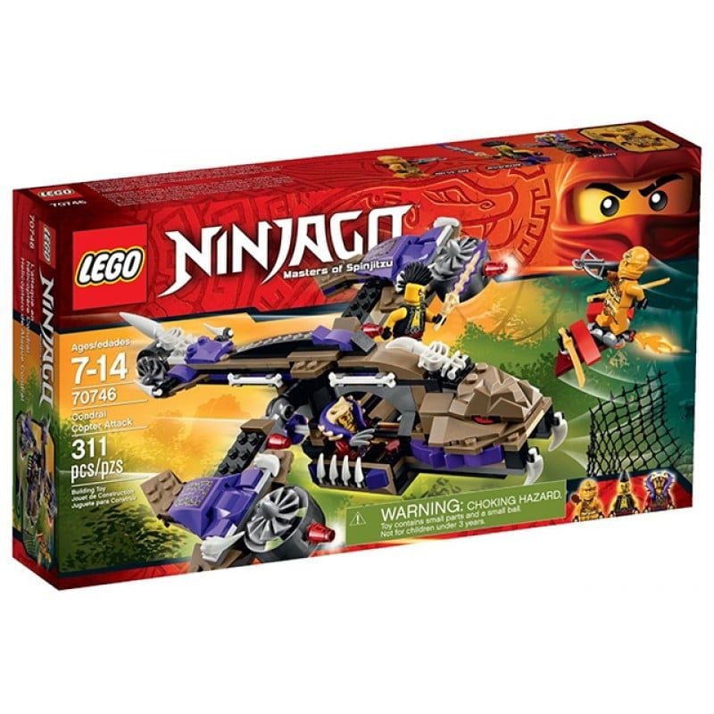  LEGO Ninjago Condrai Copter Attack - MÁY BAY ĐỘC XÀ 