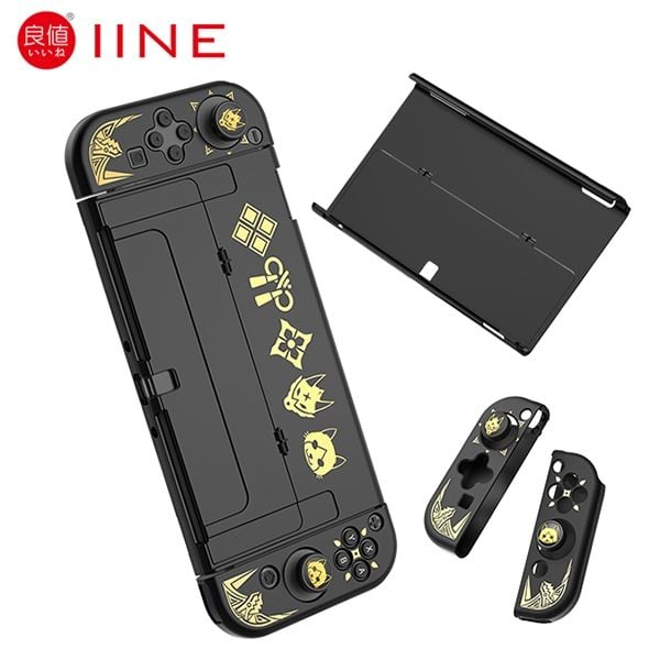  Ốp lưng máy Switch OLED kèm case Joy-con Monster Hunter Rise 