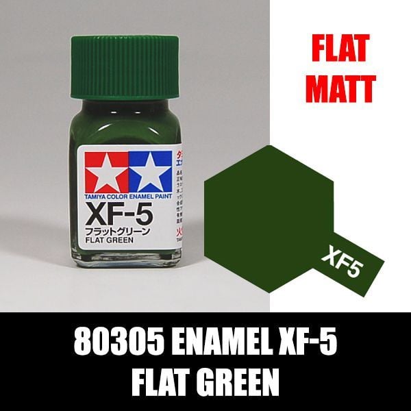 80305 Enamel XF-5 Flat Green Sơn mô hình Tamiya chính hãng
