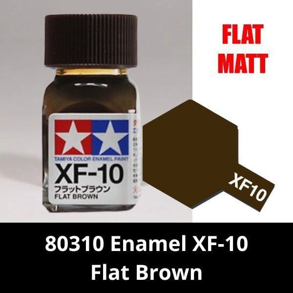 80310 Enamel XF-10 Flat Brown - Sơn mô hình Tamiya