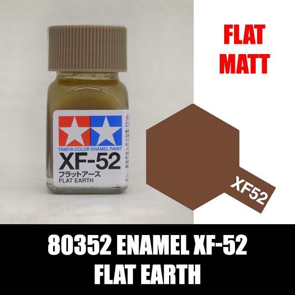 80352 Enamel XF-52 Flat Earth Sơn mô hình Tamiya chính hãng