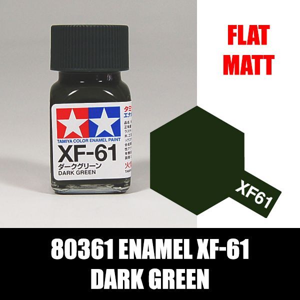 80361 Enamel XF-61 Dark Green Sơn mô hình Tamiya chính hãng