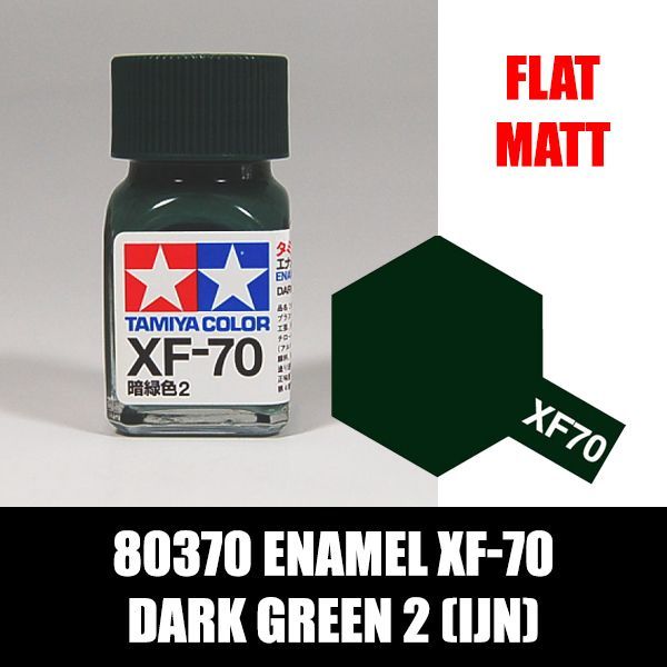 80370 Enamel XF-70 Dark Green 2 IJN Sơn mô hình Tamiya chính hãng