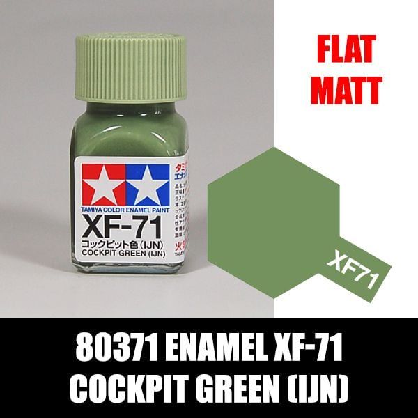 80371 Enamel XF-71 Cockpit Green IJN Sơn mô hình Tamiya chính hãng