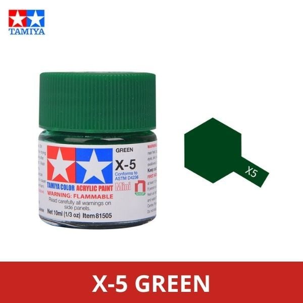 81505 ACRYLIC MINI X-5 GREEN