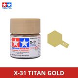 Sơn mô hình Tamiya Acrylic Mini X-31 Titan Gold - 81531