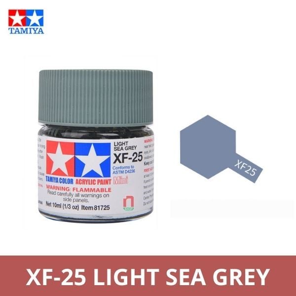Sơn mô hình Tamiya Acrylic Mini XF-25 Light Sea Grey - 81725