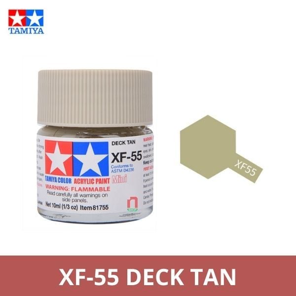 Sơn mô hình Tamiya Acrylic Mini XF-55 Deck Tan - 81755