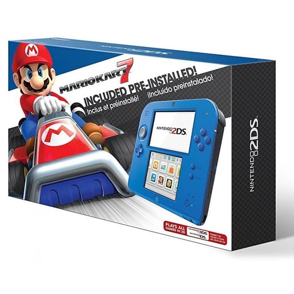 NINTENDO 2DS - ELECTRIC BLUE 2 W/MARIO KART 7