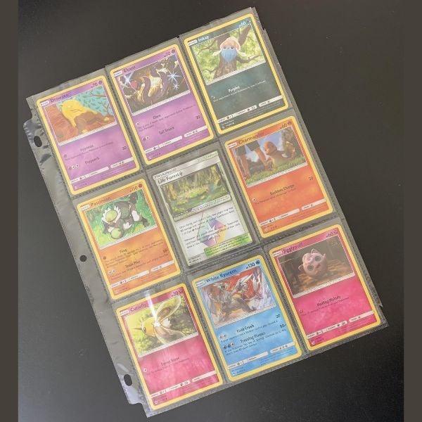 Trang đơn đựng bài Pokemon Yugioh 9 ngăn trong suốt
