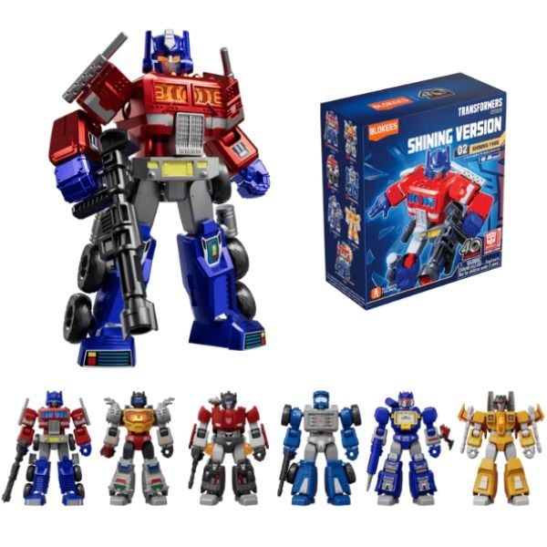  Hộp Mù Transformers Shining Version 02 Shining 1985 Blokees 71122 