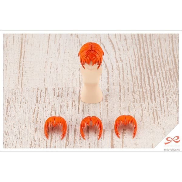 Phụ kiện bộ tóc giả After School Short Wig Type A Orange & Purple JK013 chính hãng Kotobukiya tóc ngắn cá tính đẹp mắt dễ thương