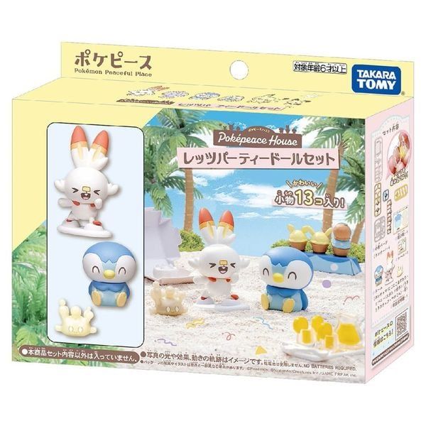  Pokemon Pokepeace House Let's Party Doll Set 