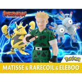  Pokemon Scale World Kanto Lt Surge & Magneton & Electabuzz - Mô hình chính hãng Bandai 