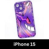  Ốp lưng Pokemon Gengar Face cao cấp cho iPhone 15/Plus/Pro/Pro Max iPhone 16 Pro/Pro Max 
