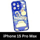  Ốp lưng Pokemon Snorlax cao cấp cho iPhone 15/Plus/Pro/Pro Max iPhone 16 Pro/Pro Max 
