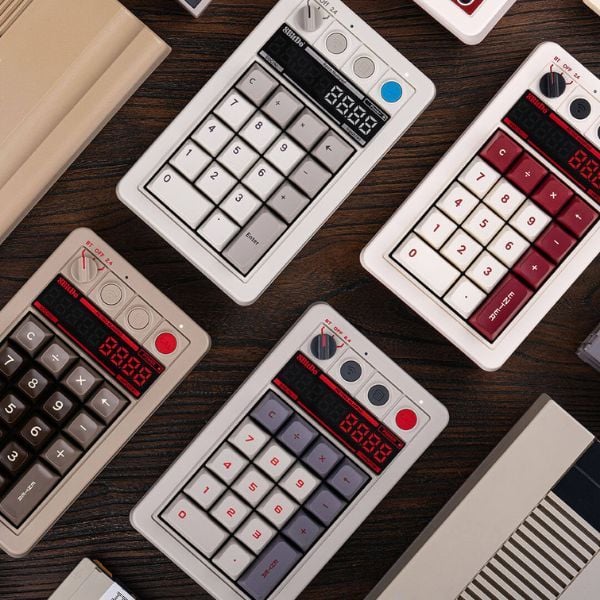 Máy tính 8BitDo Retro 18 Mechanical Numpad chính hãng chất lượng tốt thiết kế retro đẹp mắt có màn hình led