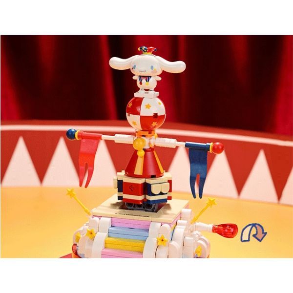  Mô hình khối gạch Keeppley Sanrio Magic Circus Cinnamoroll K20825 