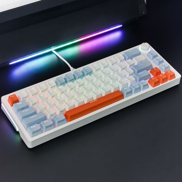 Bàn phím cơ Zifriend ZA68 Pro Orange Blue Hot Swap 