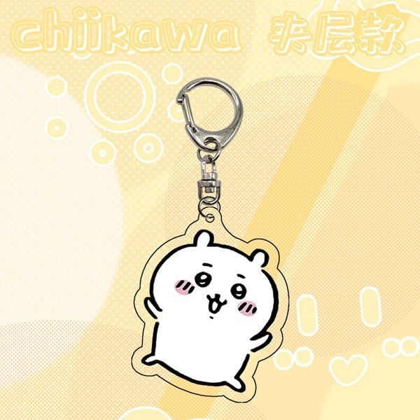  Móc khóa nhựa acrylic Chiikawa Something Small and Cute 