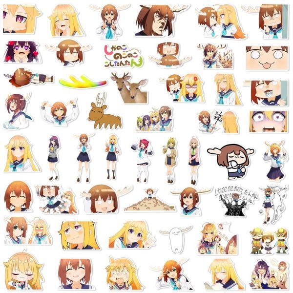  Hình dán sticker Shikanoko Nokonoko Koshitantan 