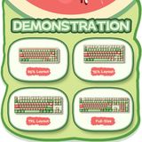  Bộ Keycap bàn phím cơ AKKO Watermelon 