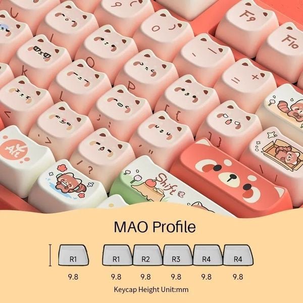  Bộ Keycap bàn phím cơ AKKO Raccoon MAO 