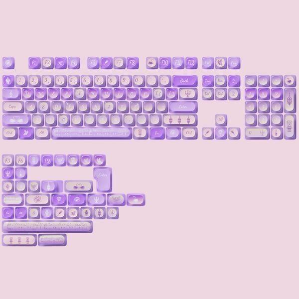  Bộ Keycap bàn phím cơ AKKO Swan Sonata 