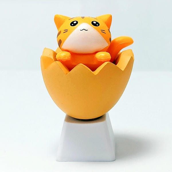  Keycap Mèo trong vỏ trứng cho phím cơ 