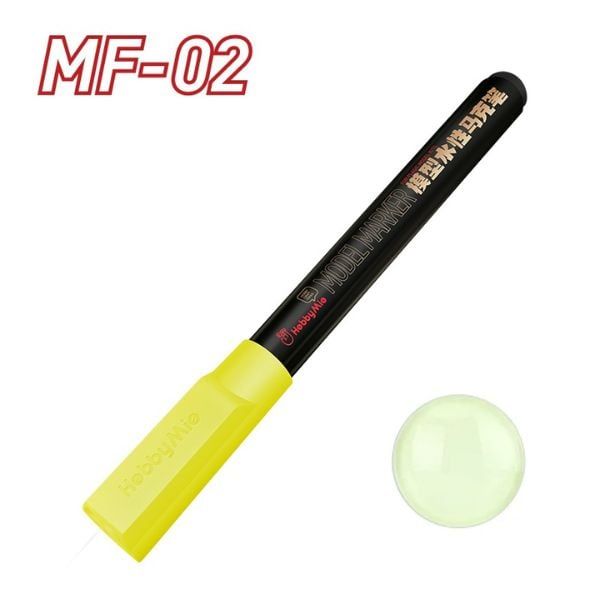  Bút sơn mô hình Water Based Matt Color Marker Hobby Mio - MF02 Fluorescent Yellow 