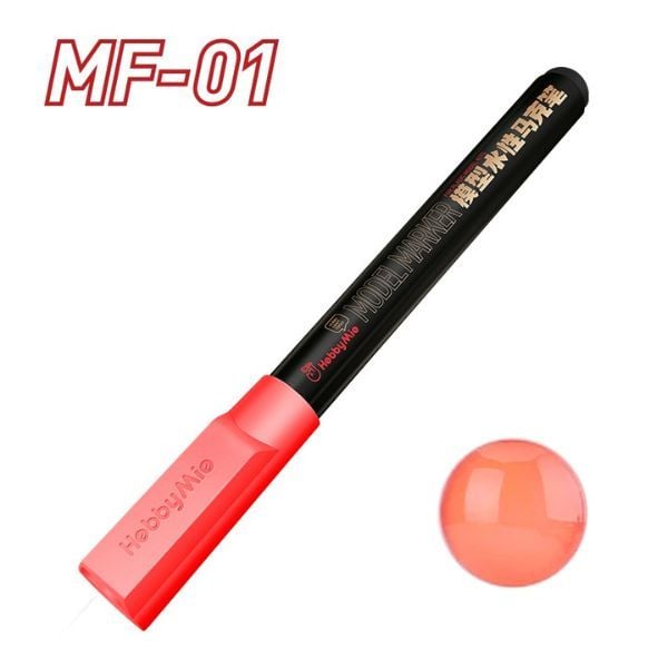 Bút sơn mô hình Water Based Matt Color Marker Hobby Mio - MF01 Fluorescent Red lên màu đẹp mắt chất lượng tốt chính hãng giá rẻ custom gundam gunpla builder