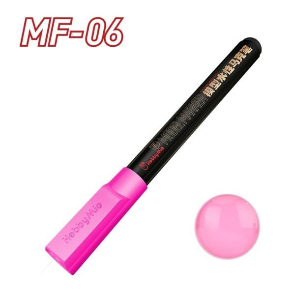 Bút sơn mô hình Water Based Matt Color Marker Hobby Mio MF06 Fluorescent Pink lên màu đẹp mắt chất lượng tốt chính hãng giá rẻ custom gundam gunpla builder