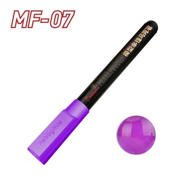 Bút sơn mô hình Water Based Matt Color Marker Hobby Mio MF07 Fluorescent Purple lên màu đẹp mắt chất lượng tốt chính hãng giá rẻ custom gundam gunpla builder