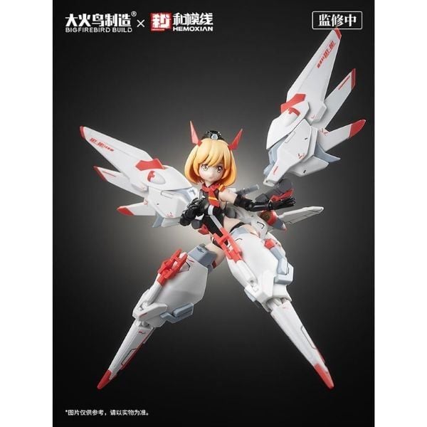 Mô hình lắp ráp Sky-001 Kelly Janet - Hemoxian X BigFireBird Build Full Time JIJIA đẹp mắt tạo dáng đa dạng trang trí trưng bày góc học tập bàn làm việc