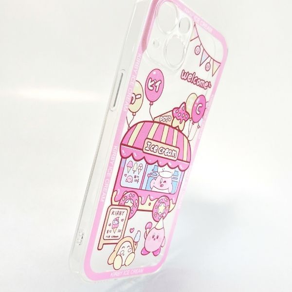  Ốp lưng cho iPhone 13/Pro/Pro Max hình Kirby Ice Cream 