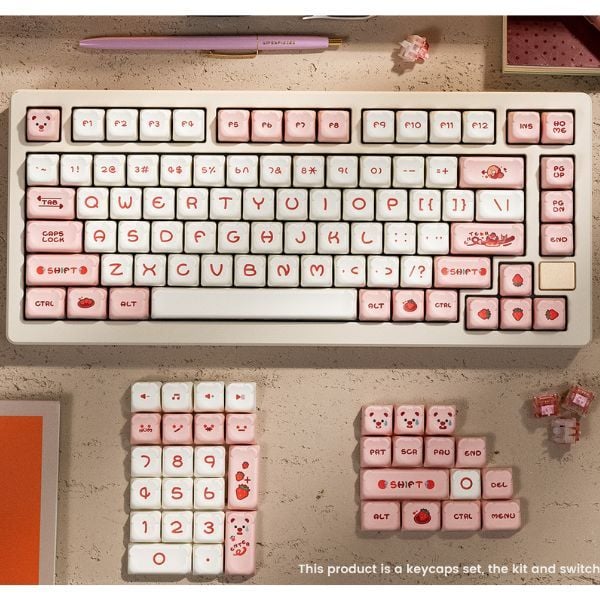  Bộ Keycap bàn phím cơ AKKO Dim Sum Bear 